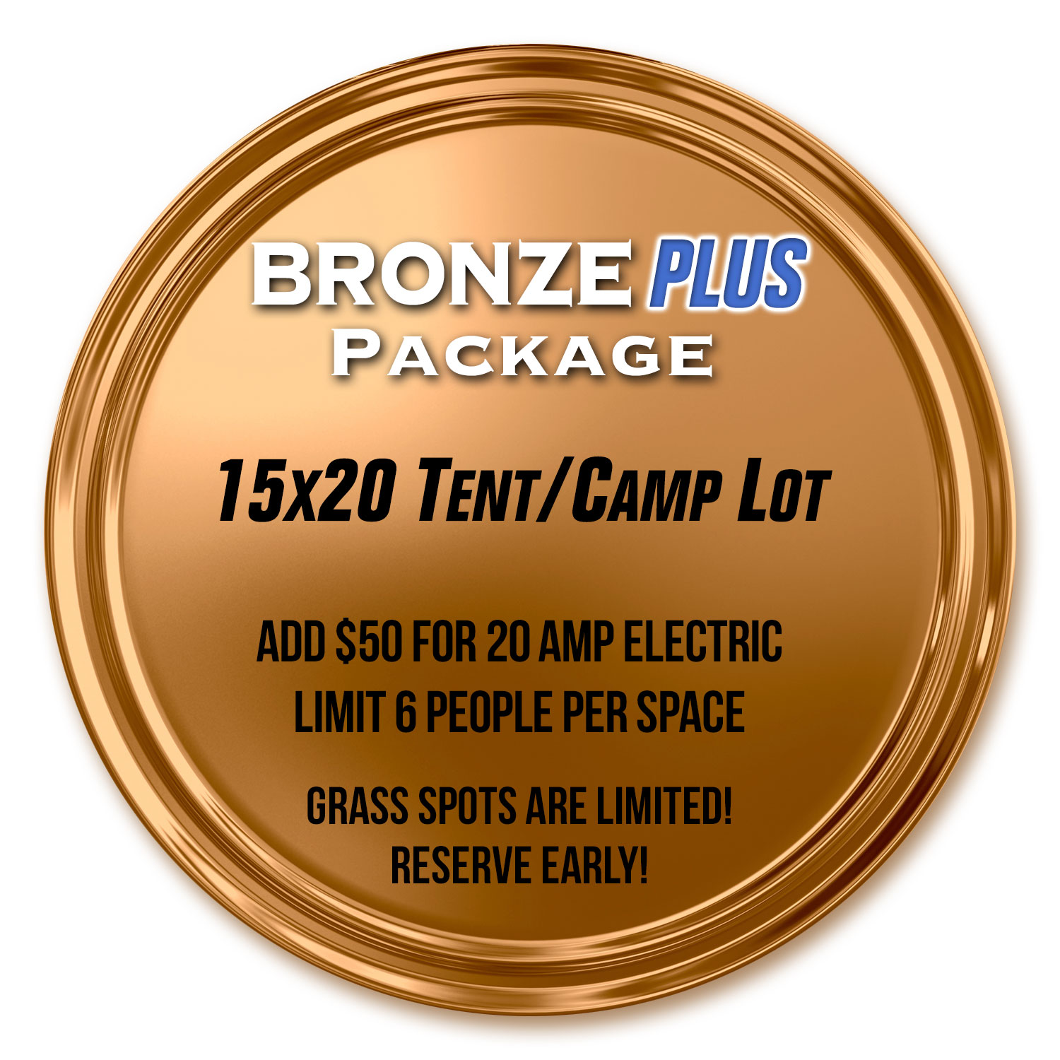 Bronze Tent and Camp Lot (Limit 6 people)